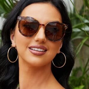 Dollger Classic Round Cateye Sunglasses Retro‎ Shades UV400 Sunnies Frame NWT